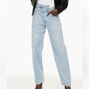 Agolde crisscross jeans